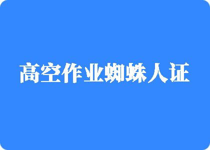 美女抠逼视频软件下载高空作业蜘蛛人证